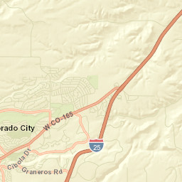 Colorado City Colorado Street Map