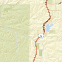 Phelps County Street Map