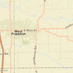 West Frankfort Street Map
