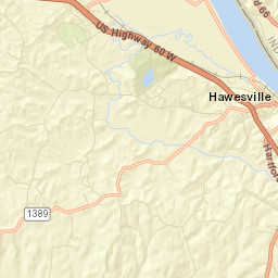 Hawesville Street Map