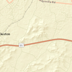 Guston, KY 40142, USA Street Map