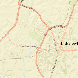 Jessamine County Street Map