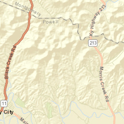 Clay City Street Map