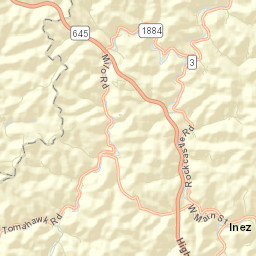 Inez Street Map