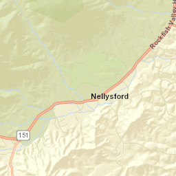 Nellysford Street Map
