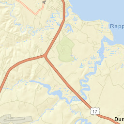 Tappahannock Street Map