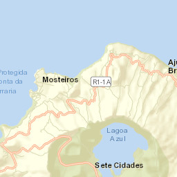 Mosteiros Street Map