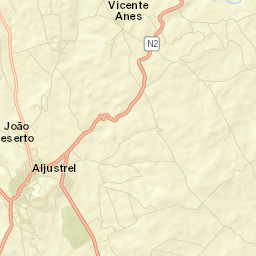Aljustrel Street Map