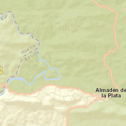 Almadén de la Plata Street Map