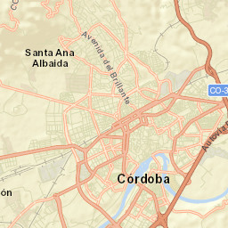 Córdoba Street Map