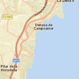 Torre de la Horadada Street Map