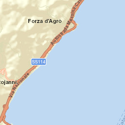 Sant'Alessio Siculo Street Map
