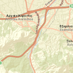 Arkhaía Kórinthos Street Map