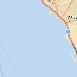Álimos Street Map