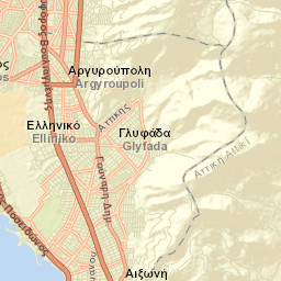 Argyroúpoli Street Map