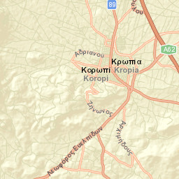 Koropí Street Map