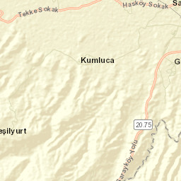 Sarayköy Street Map