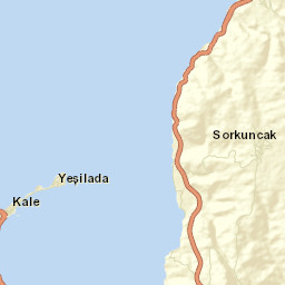 Eğirdir Street Map