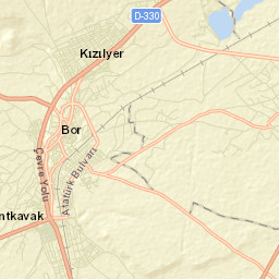 Bor Street Map