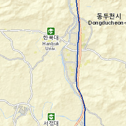 Dongducheon Street Map