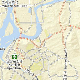 Chuncheon Street Map