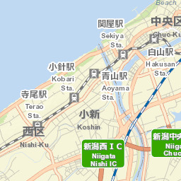 Niigata Street Map