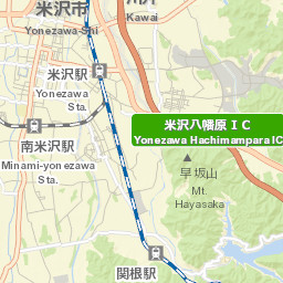 Yonezawa Street Map