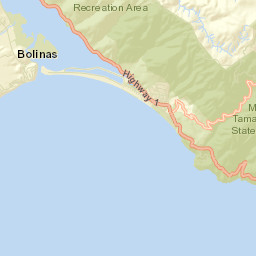 Stinson Beach California Street Map