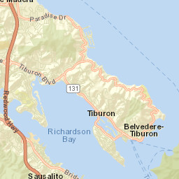 Strawberry Manor California Street Map