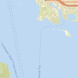 Point Richmond California Street Map