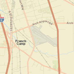 3000-3198 Arch Airport Rd Stockton Street Map