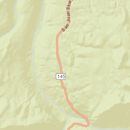 Ophir Loop Colorado Street Map