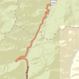 Red Mountain Colorado Street Map