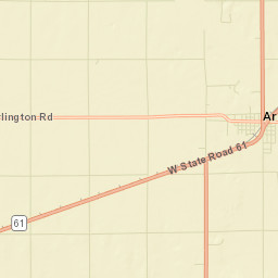 15443-16299 S Sego Rd Arlington KS Street Map