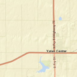 Woodson County Street Map