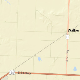 County Road C, Walker, MO 64790, USA Street Map