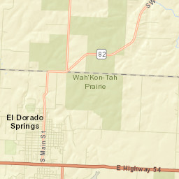 3288-3316 U.S. 54, El Dorado Springs, MO Street Map