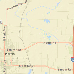 Herrin Street Map