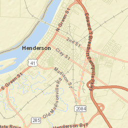 13144-14514 Old Henderson Road, Evansville Street Map