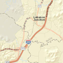 Lebanon Junction Street Map