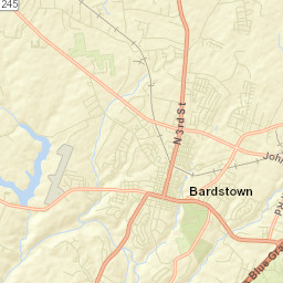 107 East Broadway Street, Bardstown, KY Street Map