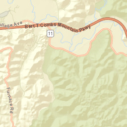 Powell County Street Map
