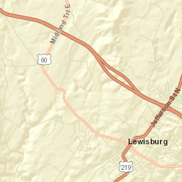 Lewisburg Street Map