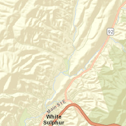 White Sulphur Springs Street Map