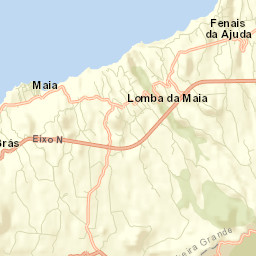 Fenais da Ajuda Street Map