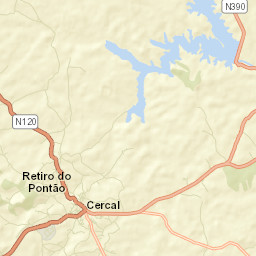 Cercal Street Map