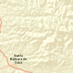 Santa Bárbara de Casa Street Map