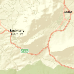 Jódar Street Map