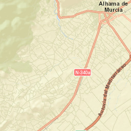 Alhama de Murcia Street Map
