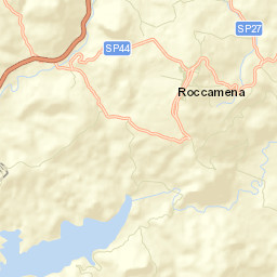 Roccamena Street Map